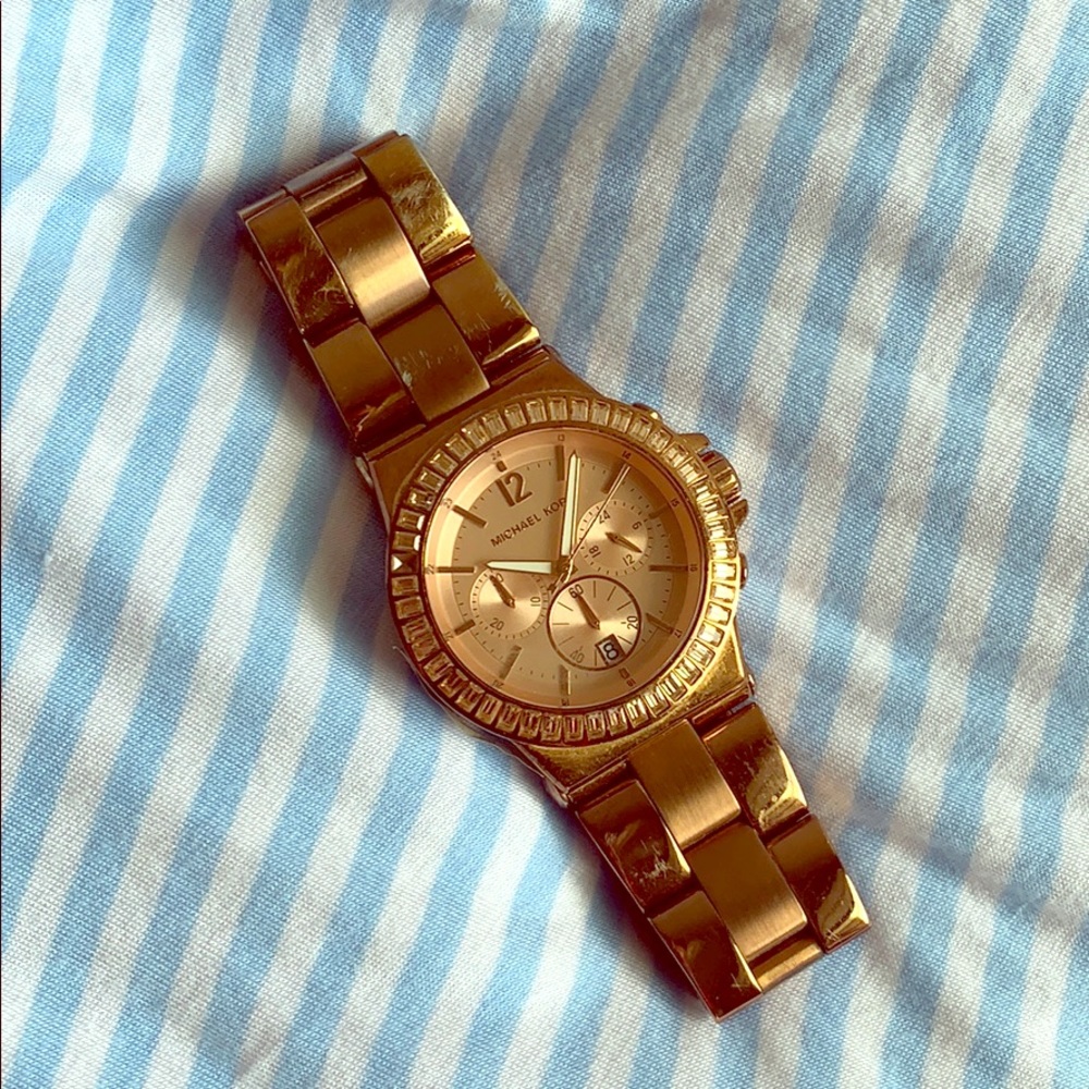 Michael Kors rose gold watch